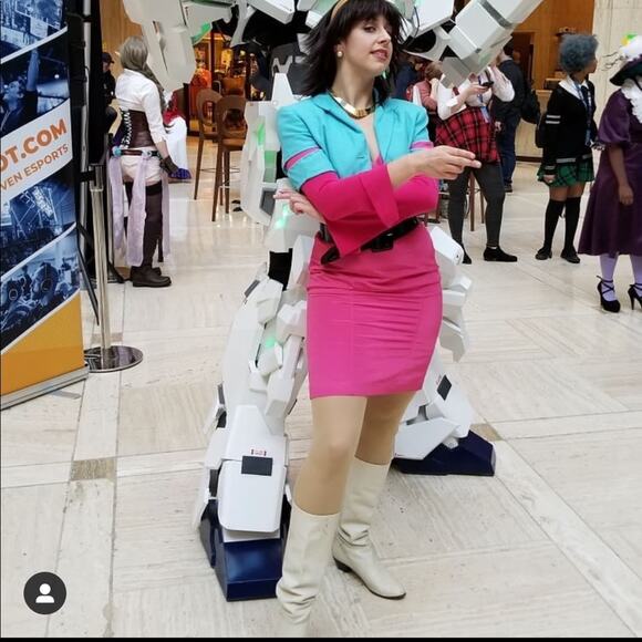 Cosplay Turquoise crop blazer - Picture 8 of 8